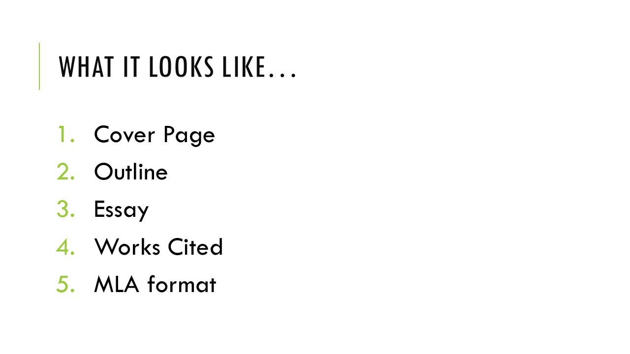Types Of Outlines For Essays