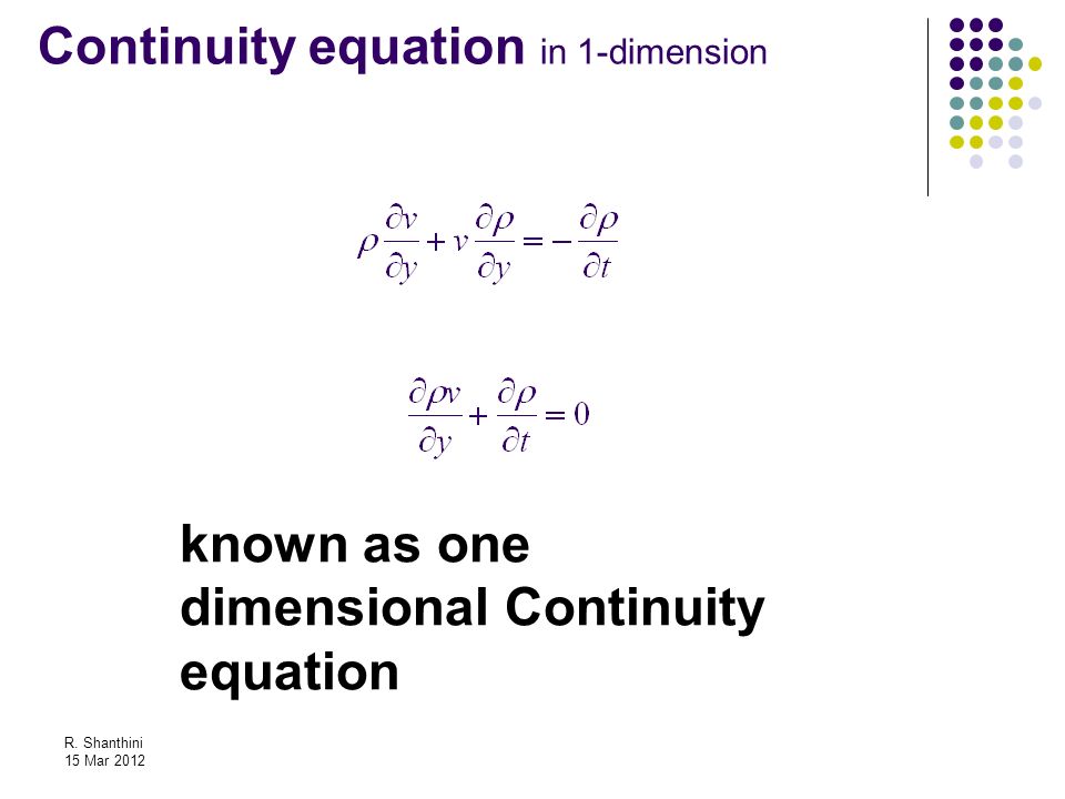 Derivation Of Continuity Equation In Cylindrical Coordinates Continuity Equation Derivation R 7 Cp502 Advanced Fluid Mechanics Flow Of Viscous Fluids Set Ppt Download