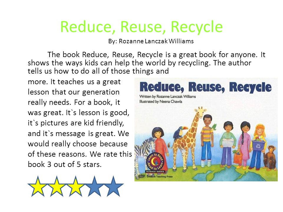 Essay on recycle reuse reduce