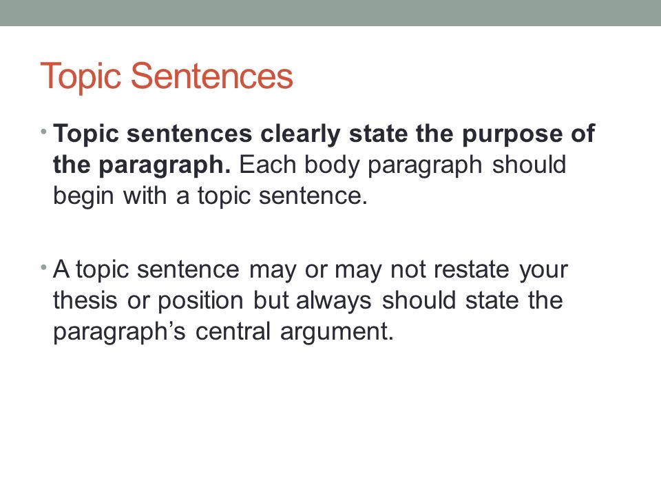 Narrative Thesis Statement