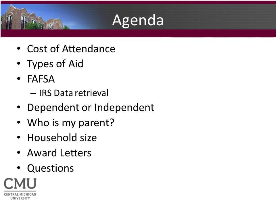 financial aid overview by kelsey stewart financial aid advisor central michigan university transcript request form