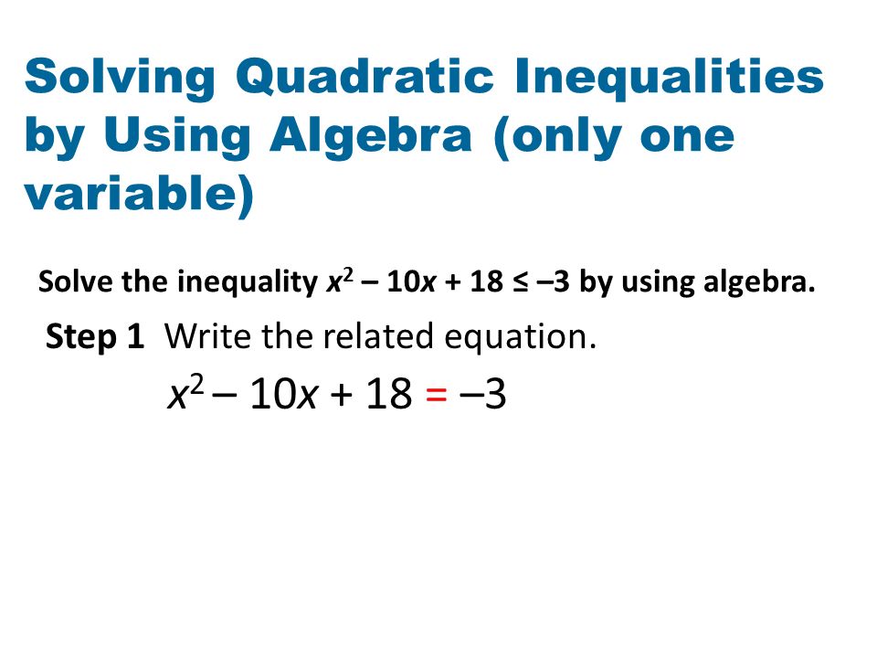 Printables Functions Solving Quadratic Inequalities In One Variable Worksheet functions solving quadratic inequalities in one variable worksheet worksheets word problem questions inequali