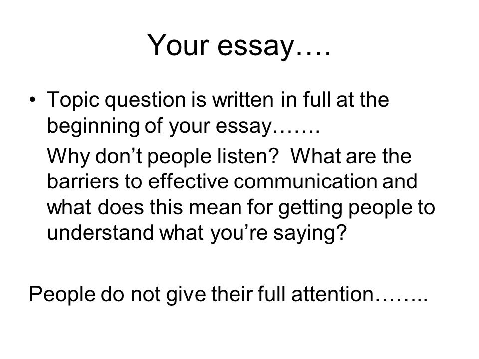 effective listeners essay Being an effective listener requires more than just hearing the words that are coming out of the speaker's mouth hearing is mechanical and requires minimal effort or skill listening is a skill that requires practice and concentration to avoid the barriers that are working against it (hynes, 2005) effective communication exists when the receiver. effective listeners essay Being an effective listener requires more than just hearing the words that are coming out of the speaker's mouth hearing is mechanical and requires minimal effort or skill listening is a skill that requires practice and concentration to avoid the barriers that are working against it (hynes, 2005) effective communication exists when the receiver.