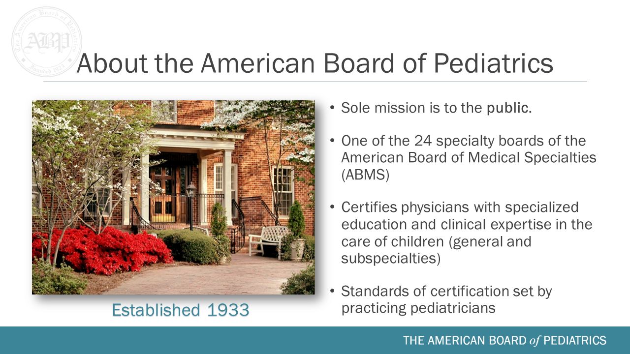 American board of pediatrics personal statement