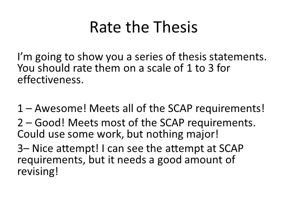 statement of thesis statement of thesis