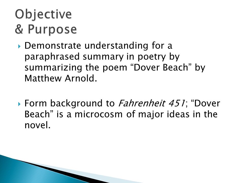 an analysis of the poem dover beach by matthew arnold Dover beach: matthew arnold - summary and critical analysis in dover beach matthew arnold is describing the slow and 'dover beach' is one of arnold’s typical poems. an analysis of the poem dover beach by matthew arnold Dover beach: matthew arnold - summary and critical analysis in dover beach matthew arnold is describing the slow and 'dover beach' is one of arnold’s typical poems.