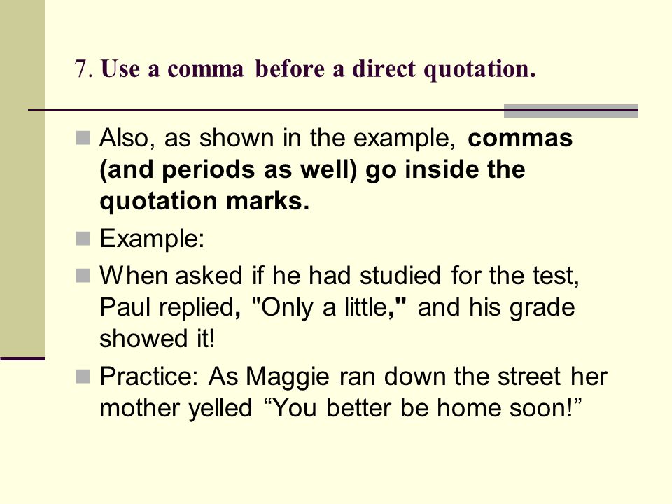 do you put a comma before but