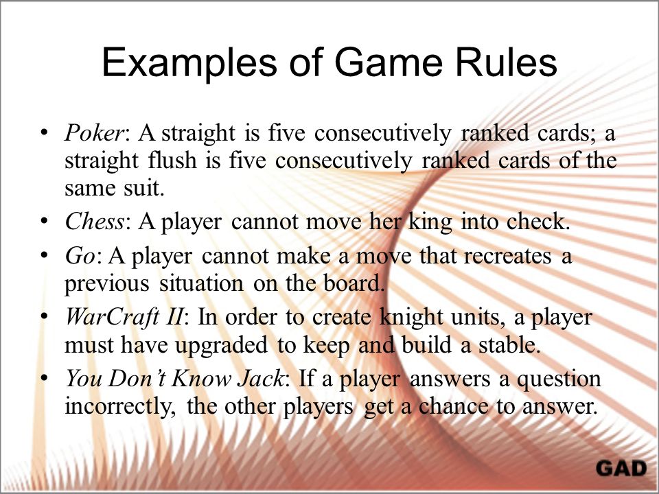 Game Procedures Who Does What Where When And How Game Procedures Who Does What Where When And How