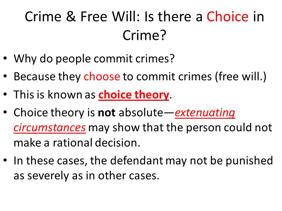 causes of crime essay It is difficult to give a brief discussion on the causes of crime, as the subject is both broad and technical this essay provides a brief overview, in simple terms, of what is known about factors that cause crime, and the issues that could make some individuals more likely to become involved in crime than some others. causes of crime essay It is difficult to give a brief discussion on the causes of crime, as the subject is both broad and technical this essay provides a brief overview, in simple terms, of what is known about factors that cause crime, and the issues that could make some individuals more likely to become involved in crime than some others.
