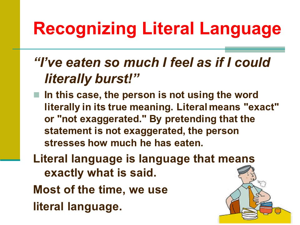 literal language