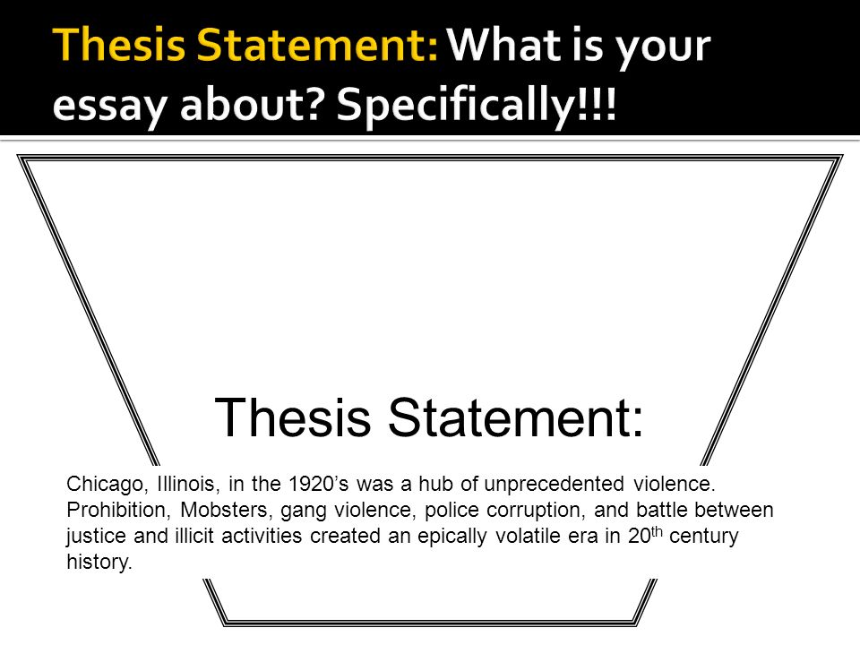 trust thesis statement