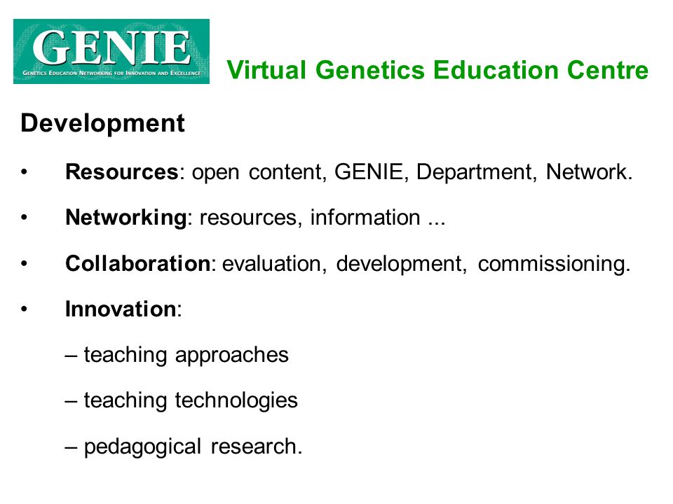 genetics education networking for innovation and excellence the networking resources