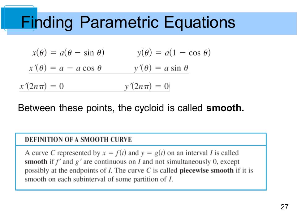 Equation Of A Cycloid Talkchannels Conics Parametric Equations And Polar Coordinates 10 Copyright