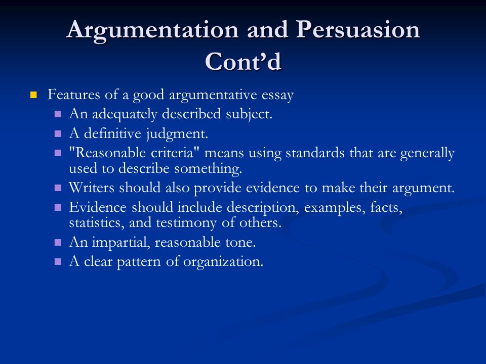 Essay Argumentative
