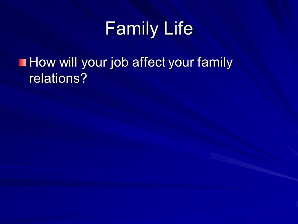 job related goals