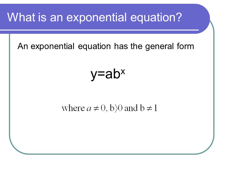 What Is Exponential Equation Talkchannels Exploring Exponential Models What Is An Equation