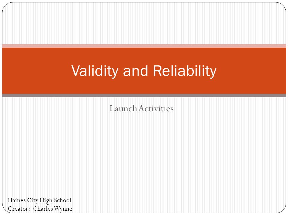Dissertation Reliability And Validity
