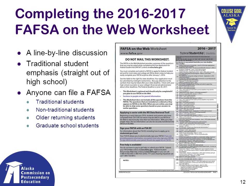 Worksheets Fafsa On The Web Worksheet fafsa on the web worksheet 2017 18 llamadirectory com welcome to college goal alaska partners sponsors