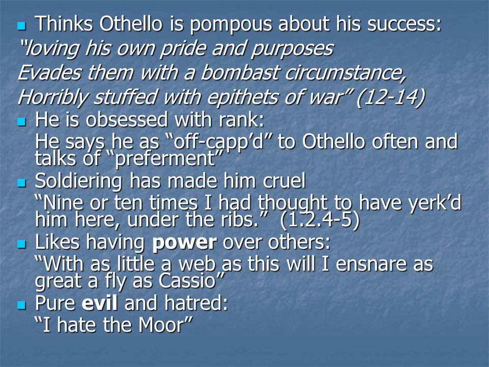 Othello Essay On Iago