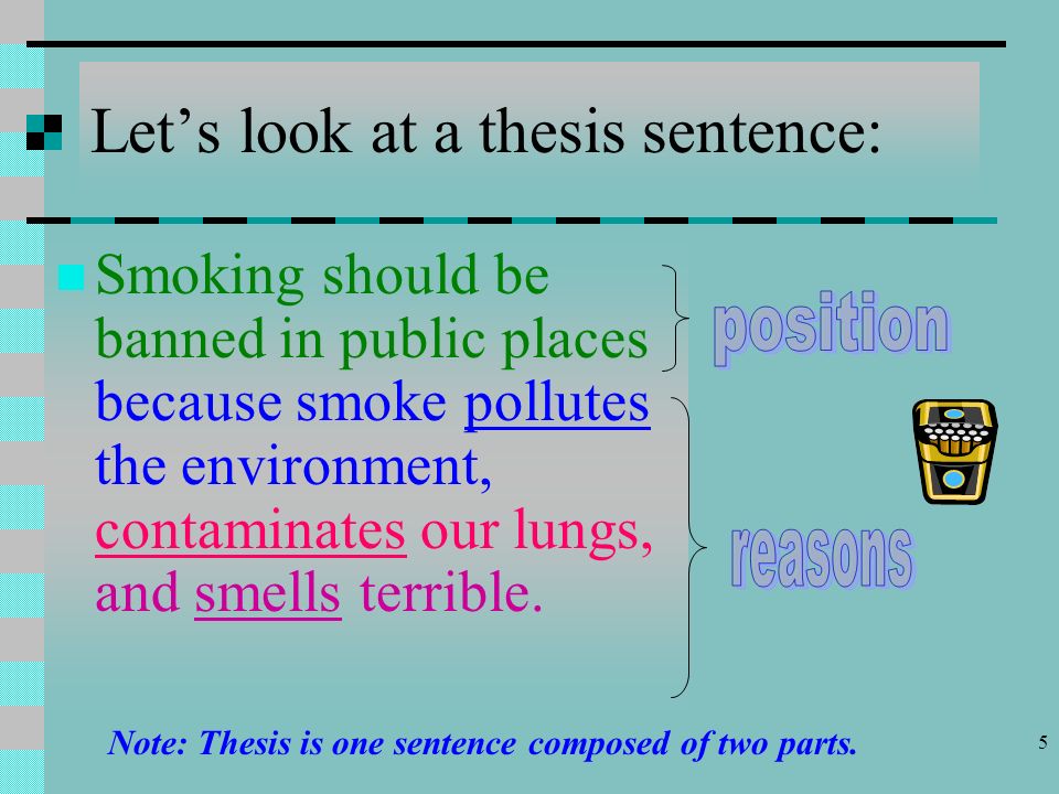 Smoking thesis