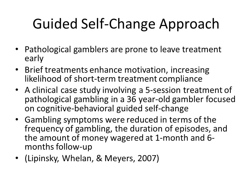 T slot alternative Gambling motivation scale chantal