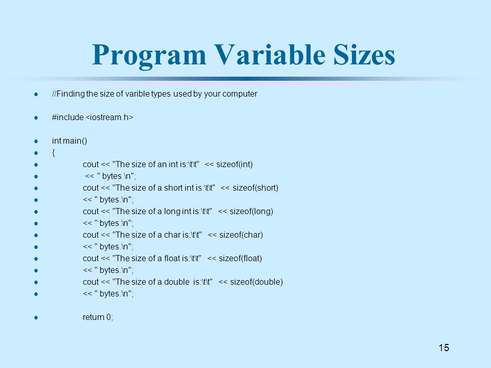 1 chapter 2 c syntax and semantics and the program development size of a char