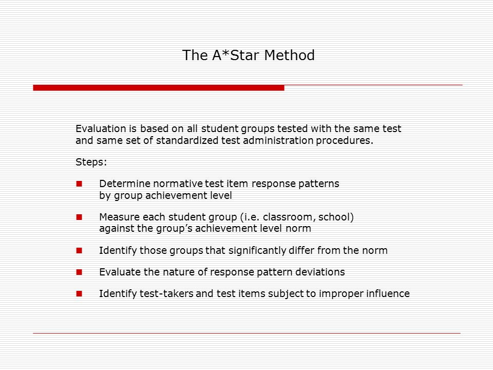 star response method