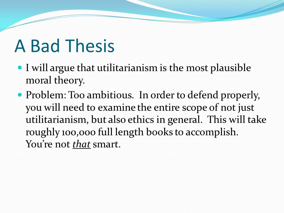 How To Write A Philosophy Essay