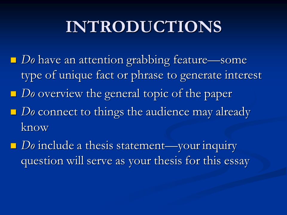 write introduction research essay Research paper introduction example finally, when we have analyzed all highlights of introduction writing we can gather all parts of it in one, ultimate part of a paper. write introduction research essay Research paper introduction example finally, when we have analyzed all highlights of introduction writing we can gather all parts of it in one, ultimate part of a paper.