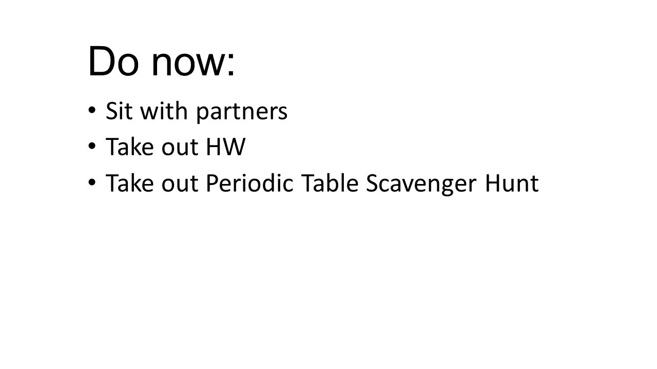 worksheet Periodic Table Scavenger Hunt Worksheet periodic table scavenger hunt worksheet the best and most 1 do now sit with partners take out hw hunt
