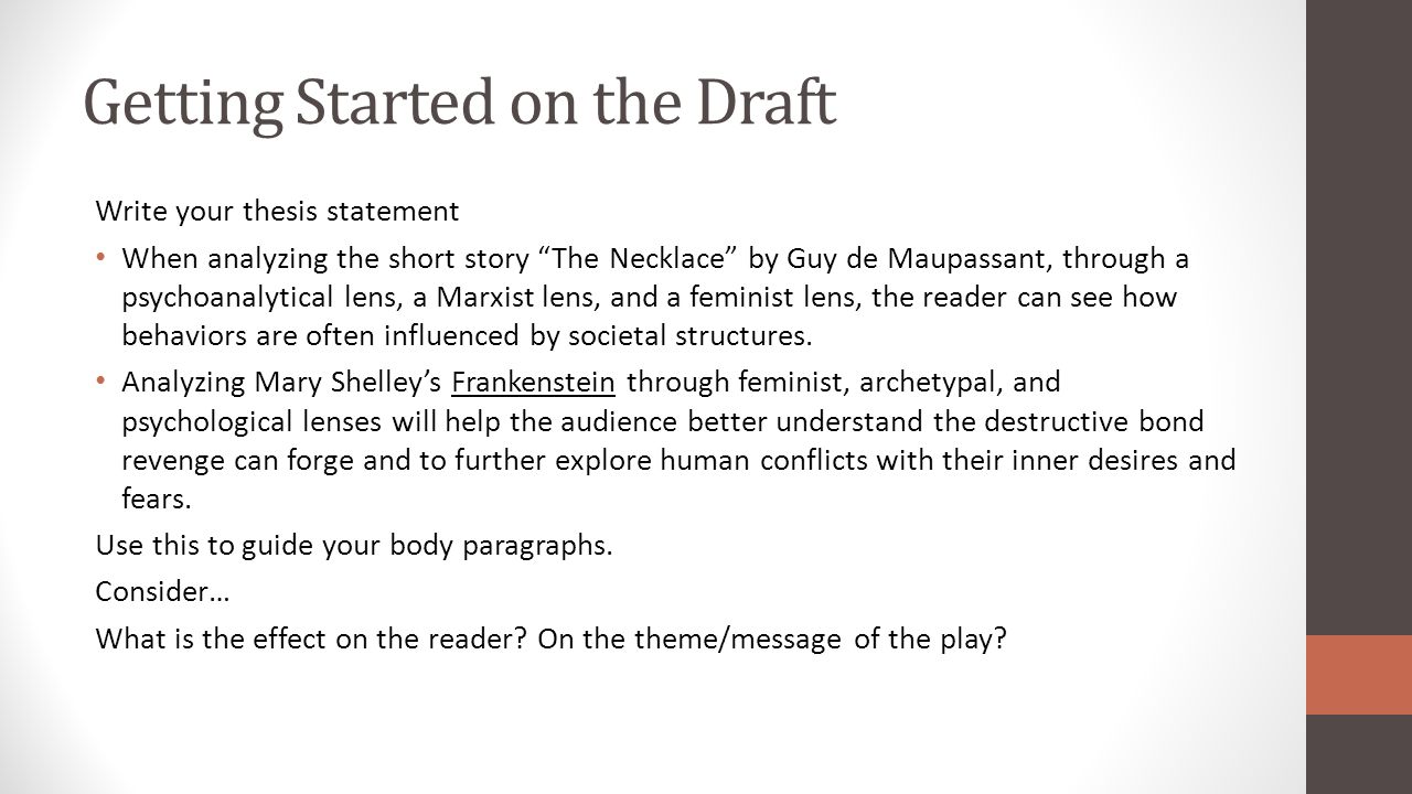 thesis statements for frankenstein thesis statements for frankenstein