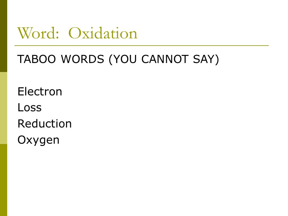 Ap Of The Day Write Out Equation For Cellular Respiration 11 Word Oxidation Taboo Words You Cannot Say Electron Loss Reduction Oxygen