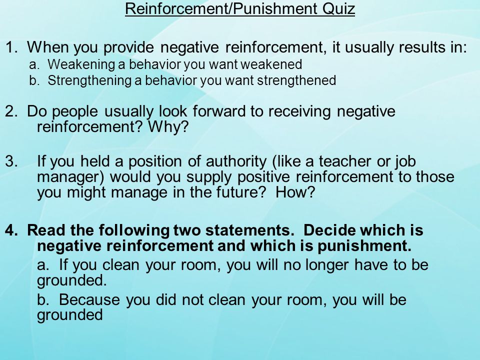 the use of positive and negative reinforcement in the case of kayla Classical and operant conditioning can be described as a process that attempts to modify through the use of positive and negative reinforcement cases of. the use of positive and negative reinforcement in the case of kayla Classical and operant conditioning can be described as a process that attempts to modify through the use of positive and negative reinforcement cases of.