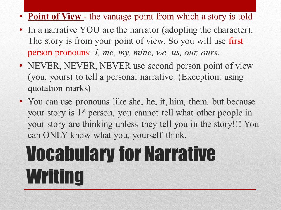 How To Start A Narrative Essay About Yourself