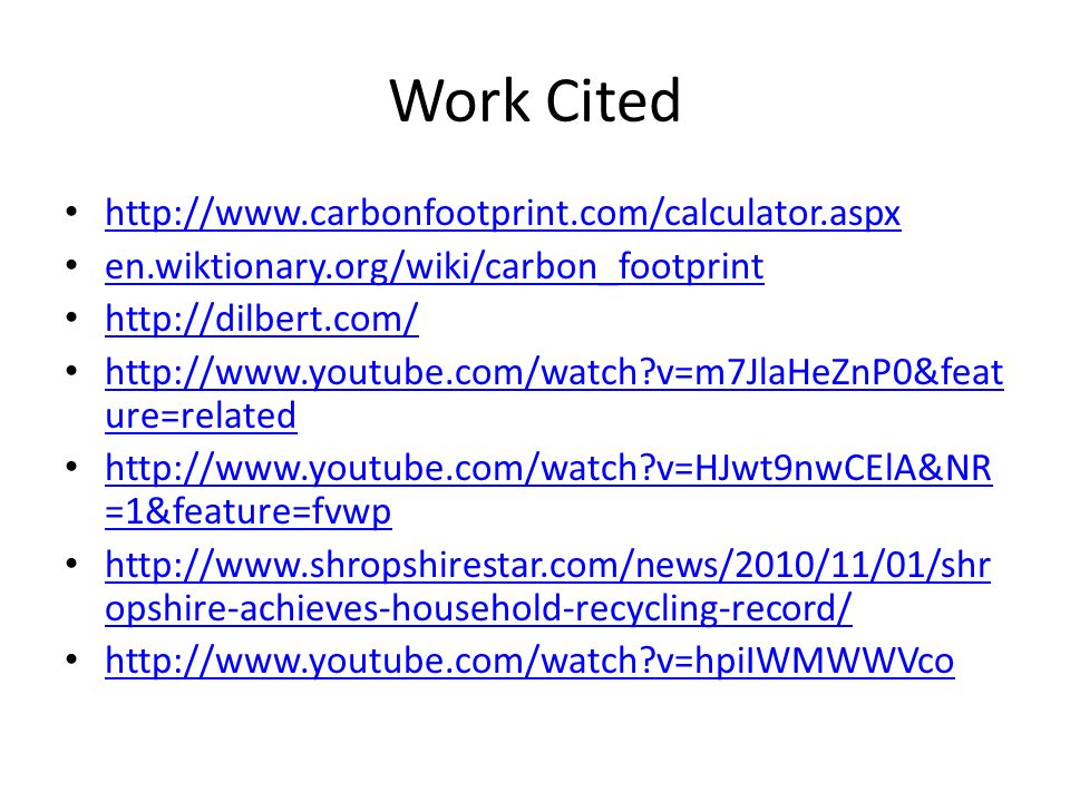 work cited calculator