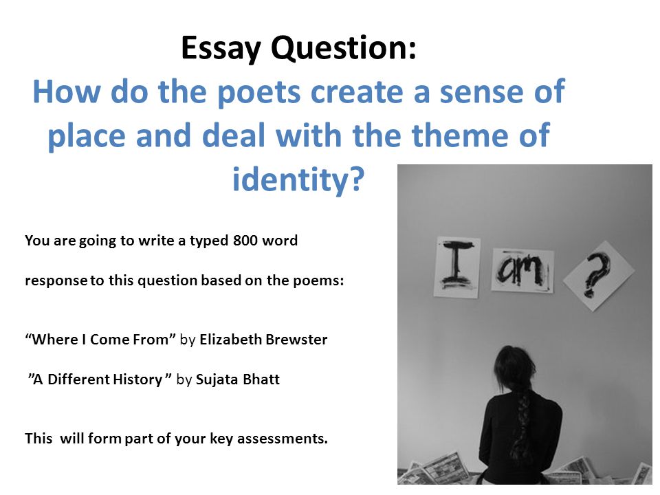 How to write a sense of place essay