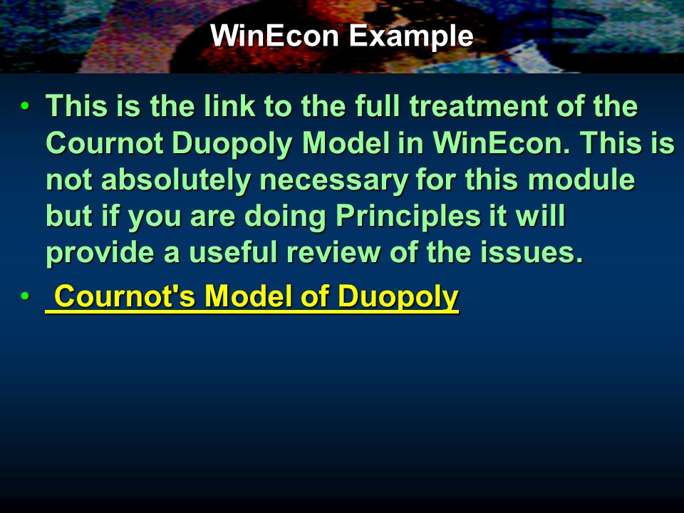 study of duopoly between intel and If you want to frustrate a bootstrapped entrepreneur, tell them to pay for their distributors’ advertising then, to really get them confused, tell them that it is cost efficient. study of duopoly between intel and If you want to frustrate a bootstrapped entrepreneur, tell them to pay for their distributors’ advertising then, to really get them confused, tell them that it is cost efficient.