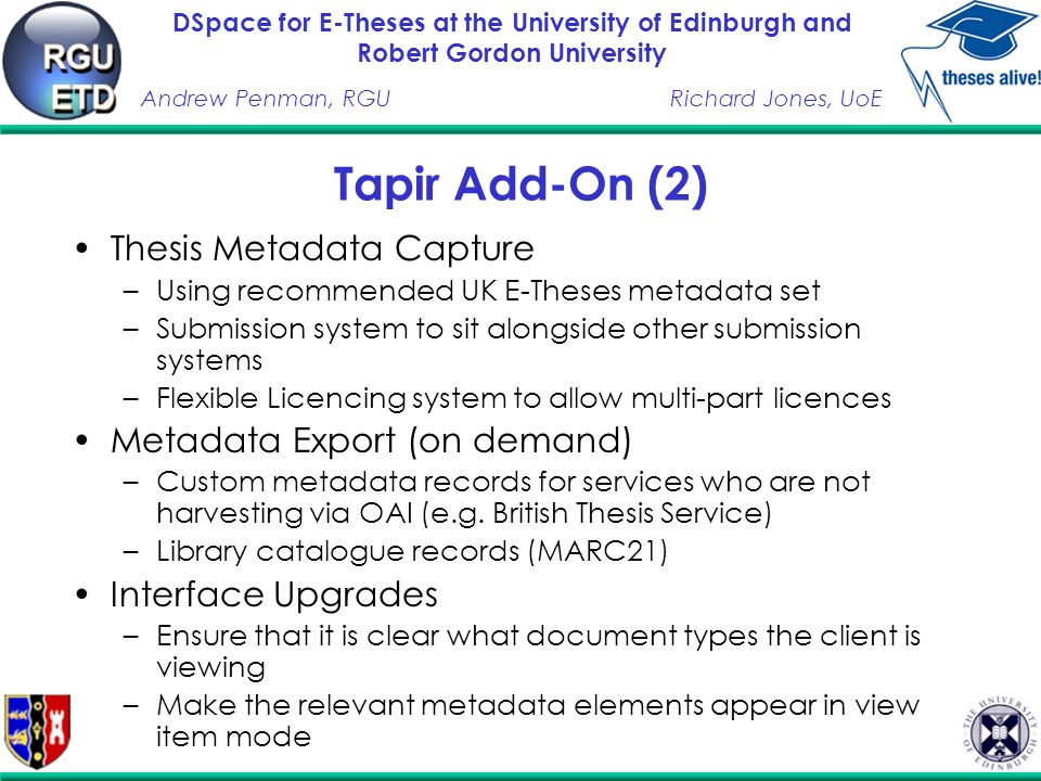 British Theses