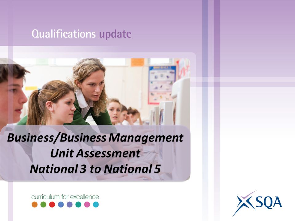 Business/Business Management Unit Assessment National 3 to National 5
