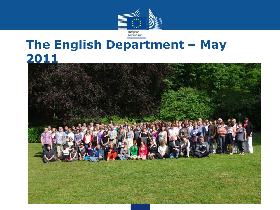 The English Department – May 2011