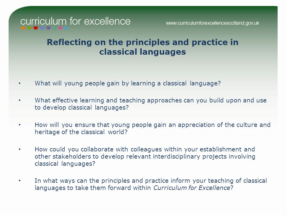 What will young people gain by learning a classical language.