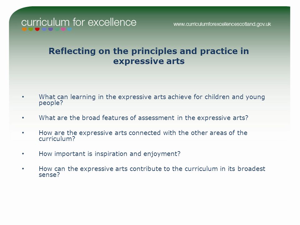 What can learning in the expressive arts achieve for children and young people.