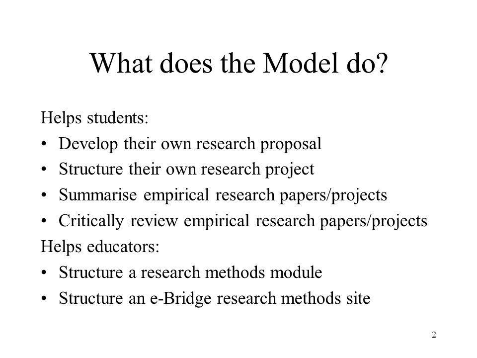 Help With Research Proposal Paper