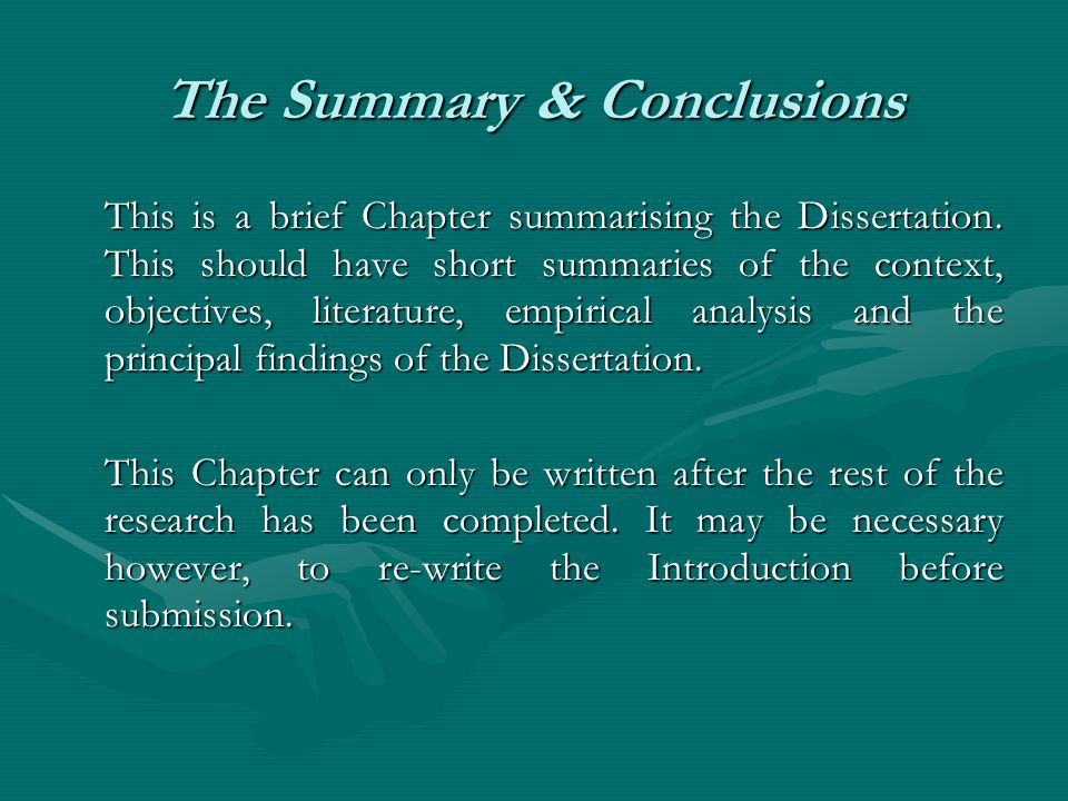 Dissertation These