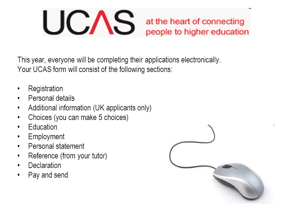 Advice completing ucas personal statement