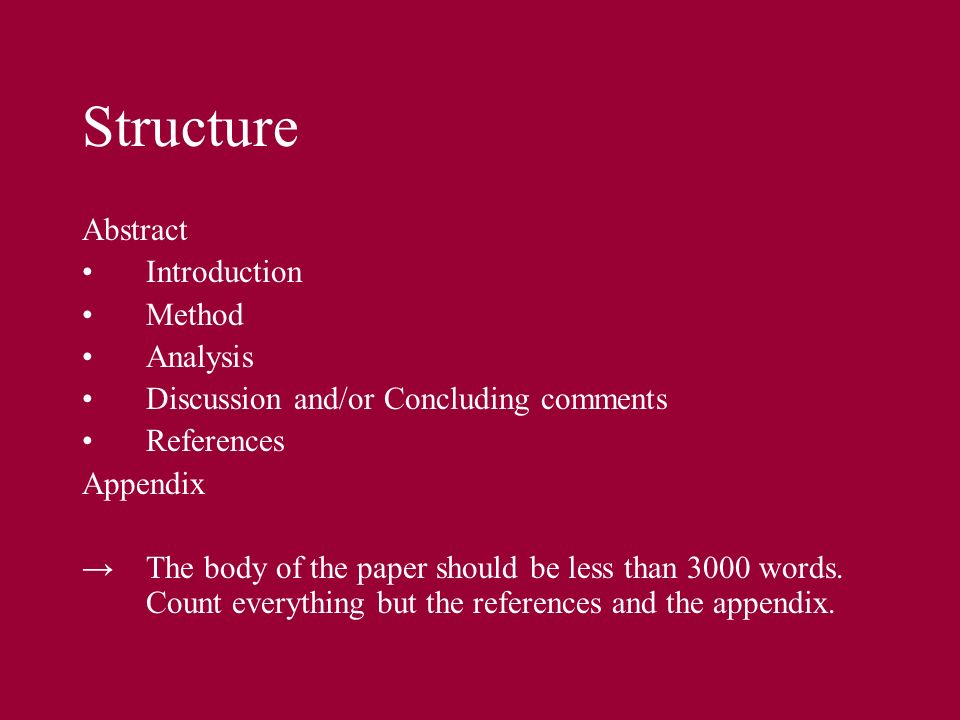 Abstract Structure Dissertation