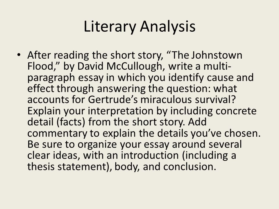 short story analysiss How to write a literary analysis essay good literary analysis the short story, poem, or play. short story analysiss How to write a literary analysis essay good literary analysis the short story, poem, or play.