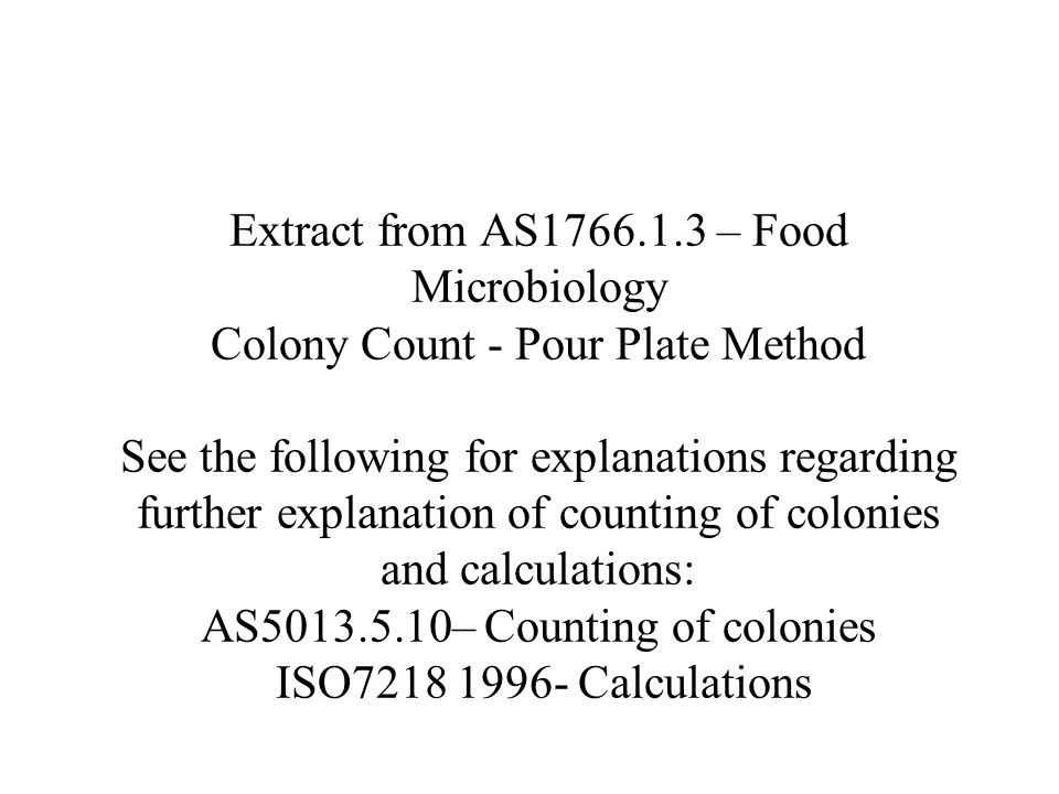 counting cells using the pour plate method essay The purpose of the spread-plate technique is to grow and isolate colonies of cells are broken to pieces what is the purpose of the pour plate technique. counting cells using the pour plate method essay The purpose of the spread-plate technique is to grow and isolate colonies of cells are broken to pieces what is the purpose of the pour plate technique.