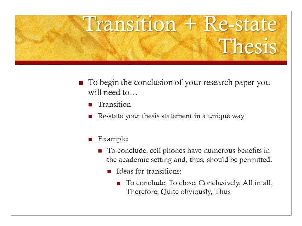 Paper Conclusion