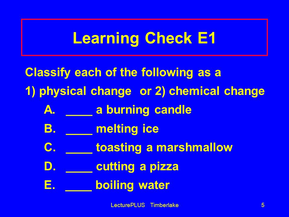 Lectureplus Timberlake1 Chapter 5 Chemical Reactions And 5 Lectureplus Timberlake5